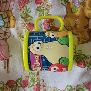 Vintage Bright Yellow Veggie Tales Mug